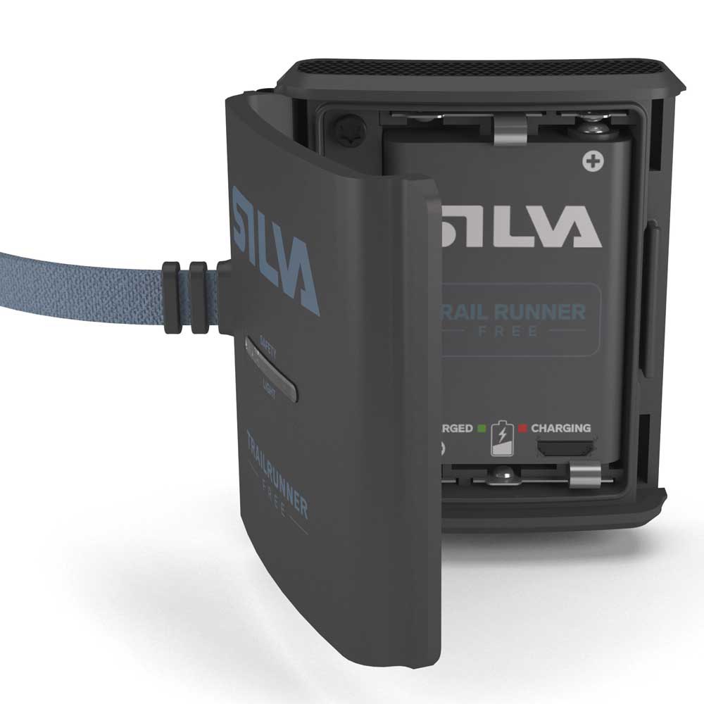 Silva Trail Runner Free Battery Case 3xaaa One Size Black / White