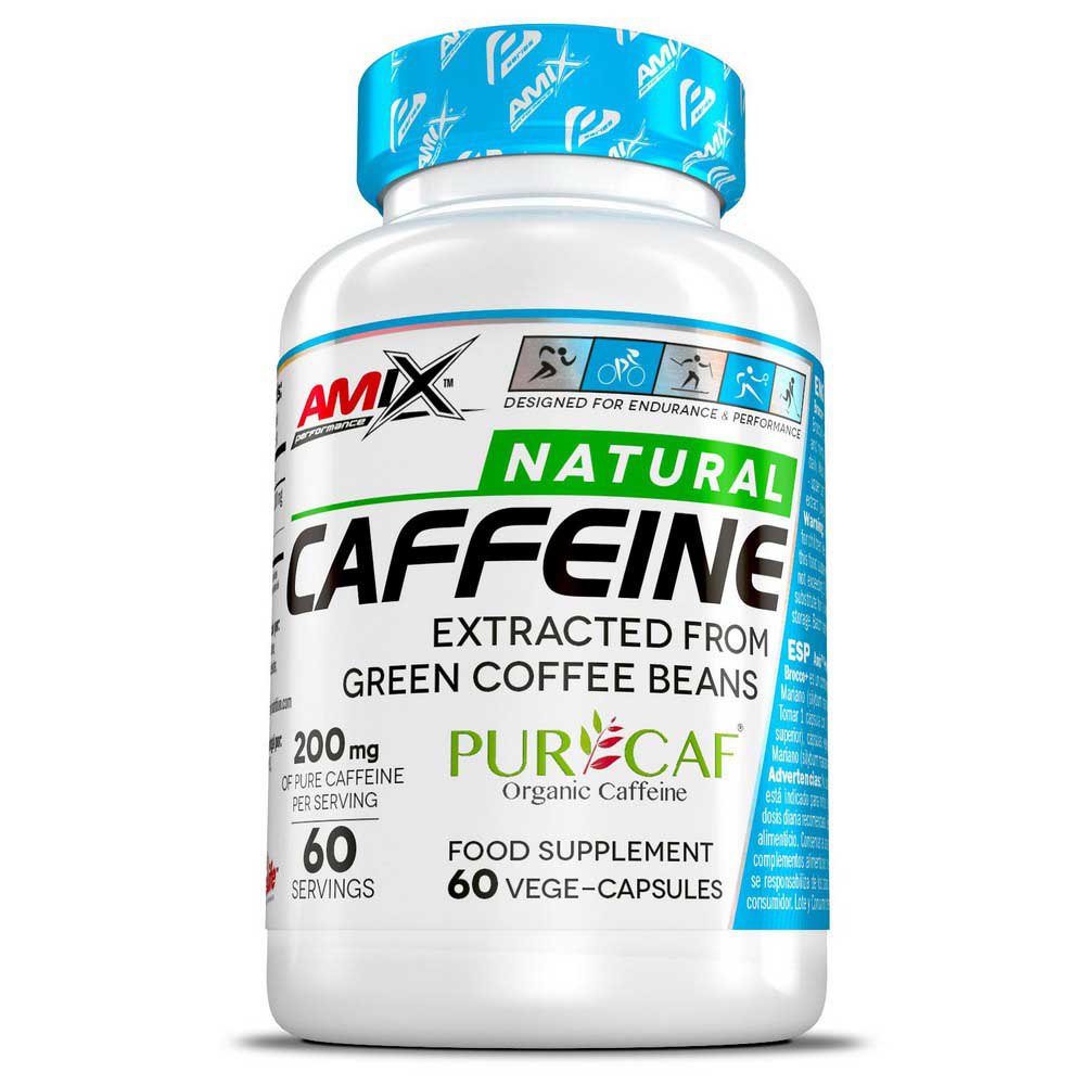 Amix Natural Caffeine 60 Units Without Flavour One Size