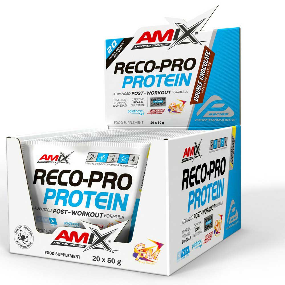 Amix Reco-pro Recovery 50gr 20 Units Double Chocolate One Size