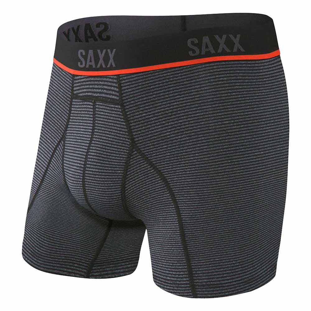 Saxx Underwear Kinetic Hd Brief L Grey Feed Stripe