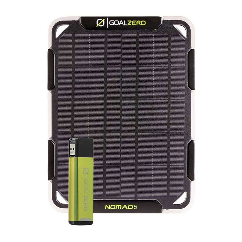 Goal Zero Nomade 5 Solar 3350mah Kit One Size Black / Green