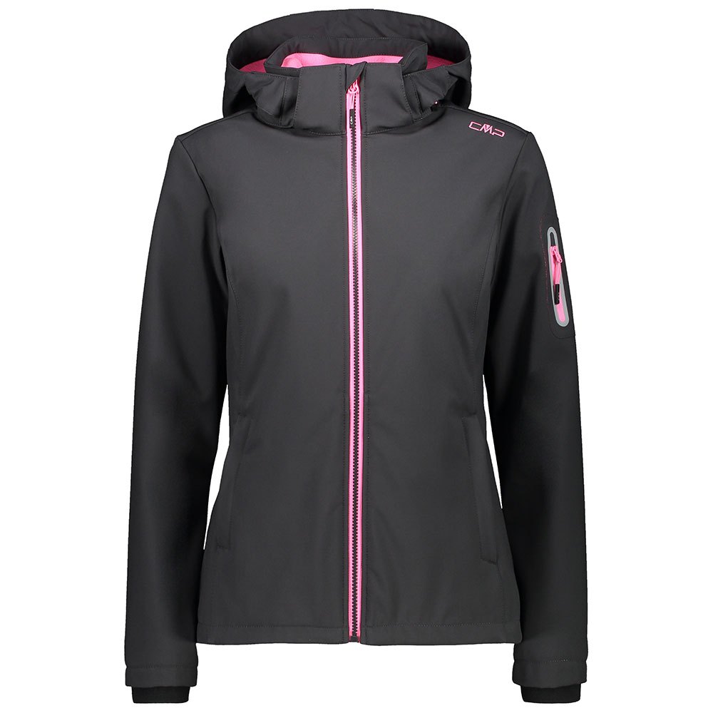 Cmp Softshell XXS Antracite / Pink Fluo