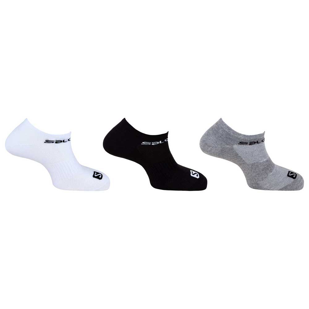 Salomon Socks Live Low 3 Pack EU 39-41 White / Black / Grey