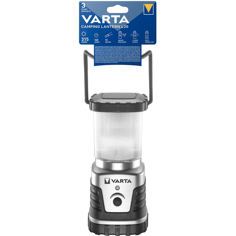 Varta Camping Laterne 3d Led Professional-line 4 Watt 300 Lumens Silver / Black