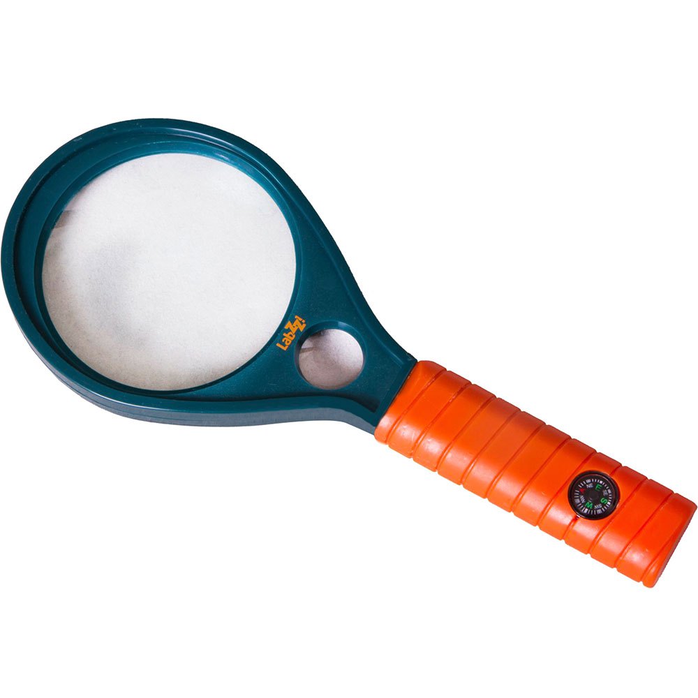 Levenhuk Labzz Mg1 Magnifier With Compass One Size Blue / Orange