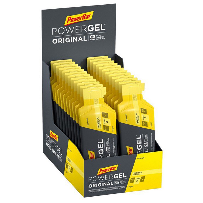 Powerbar Powergel Original 41gr 24 Units Vanilla One Size Black / Yellow