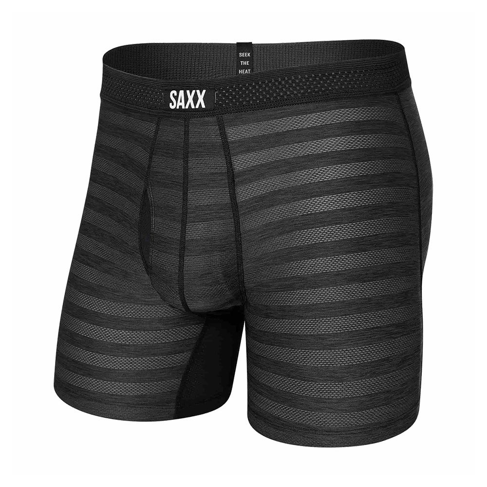 Saxx Underwear Hot Fly L Black Heather