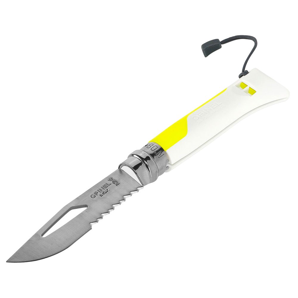 Opinel No 08 Outdoor Yellow Pocket Knife One Size Silver