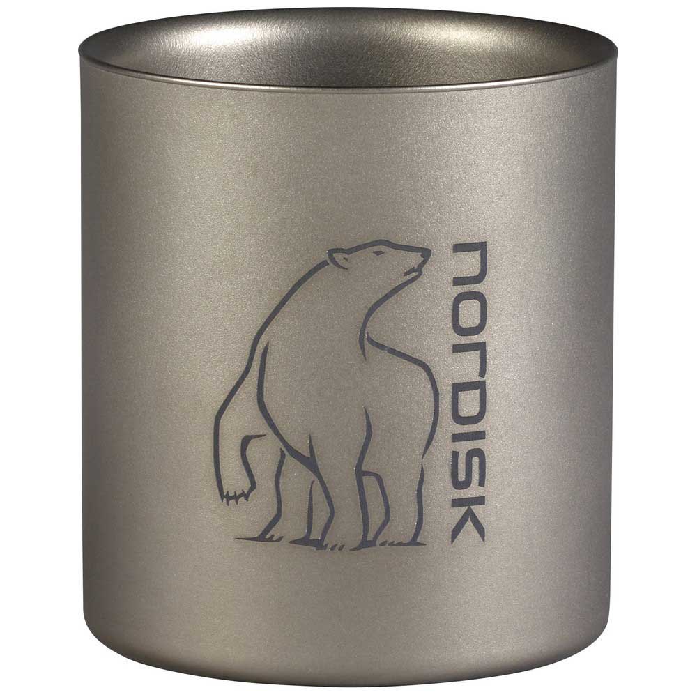 Nordisk Titanium Double Wall Mug 220ml One Size Grey