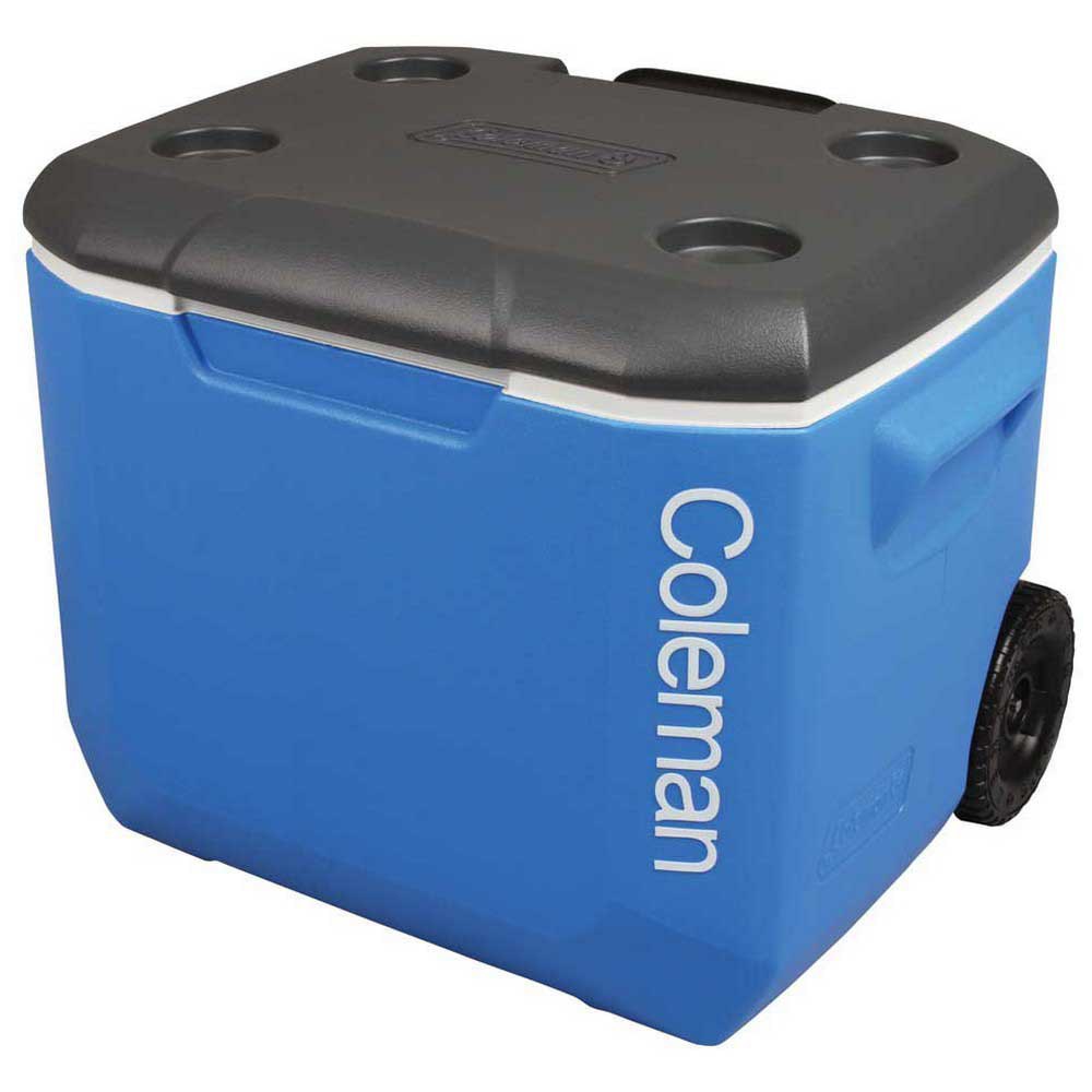 Coleman Rigid Cooler With Wheels 56l One Size Black / Blue