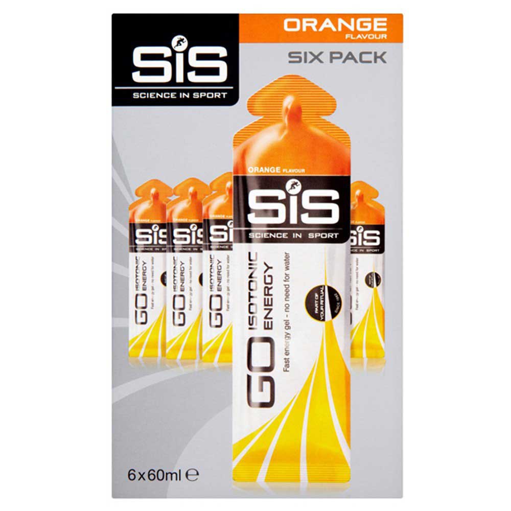 Sis Go Isotonic 60ml 6 Units Orange One Size Orange