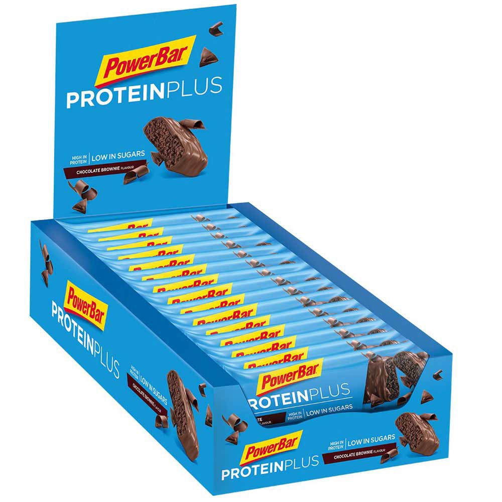Powerbar Protein Plus Low Sugar 35gr 30 Units Choco Brownie One Size