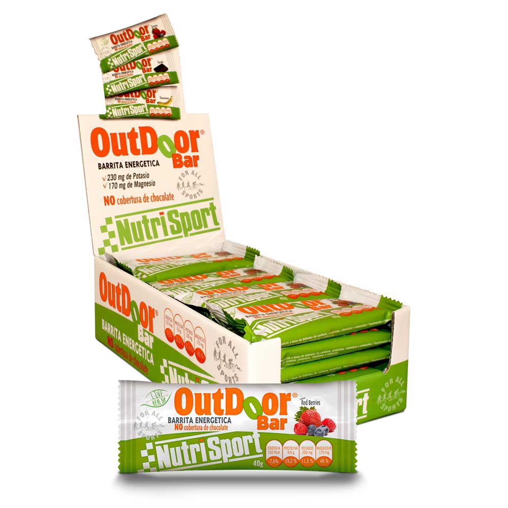 Nutrisport Outdoor 20 Units Red Berries One Size