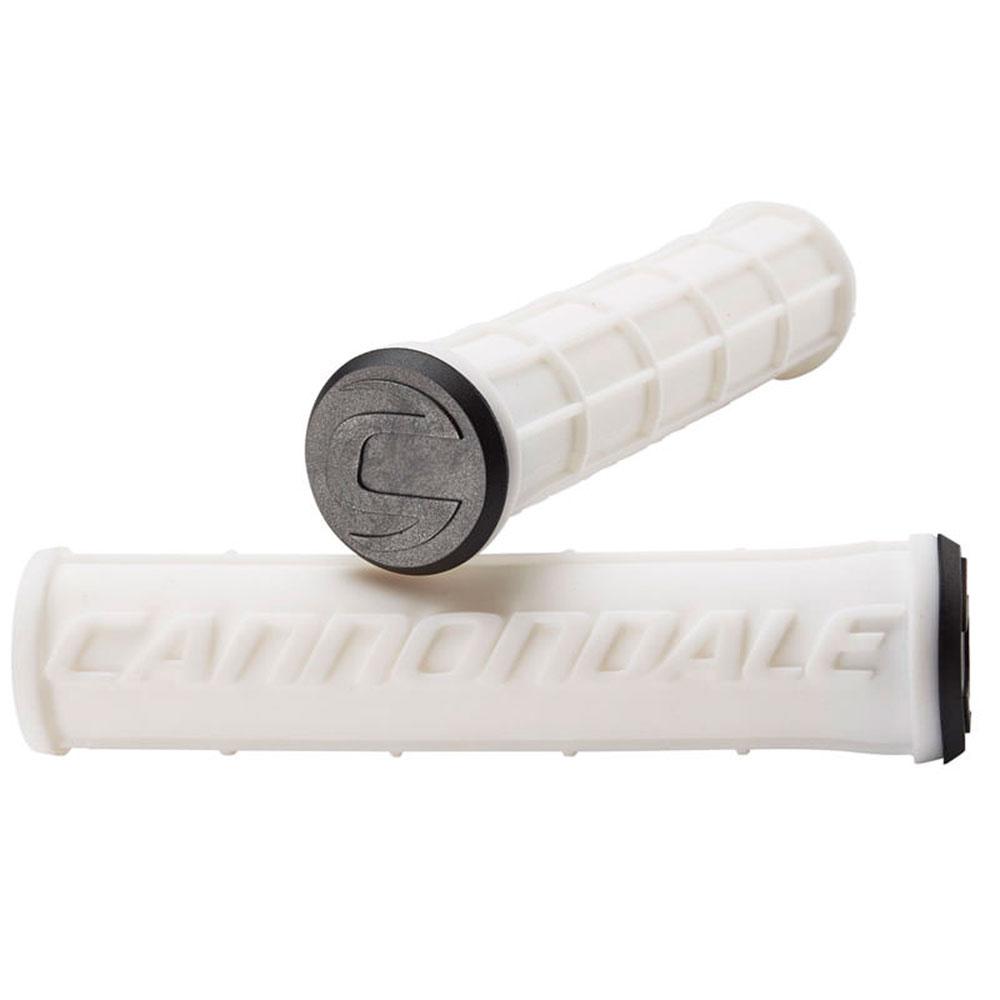 Cannondale Gripset Logo Silicone One Size White