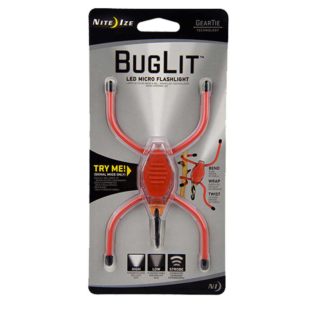 Nite Ize Buglit Spider Led One Size Red
