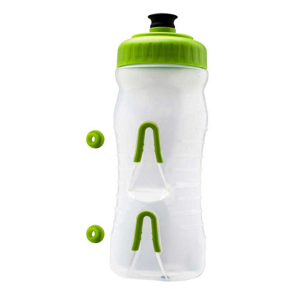Fabric Water Bottle 600ml One Size Clear / Green