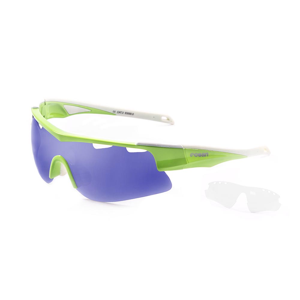 Ocean Sunglasses Alpine One Size Green / White