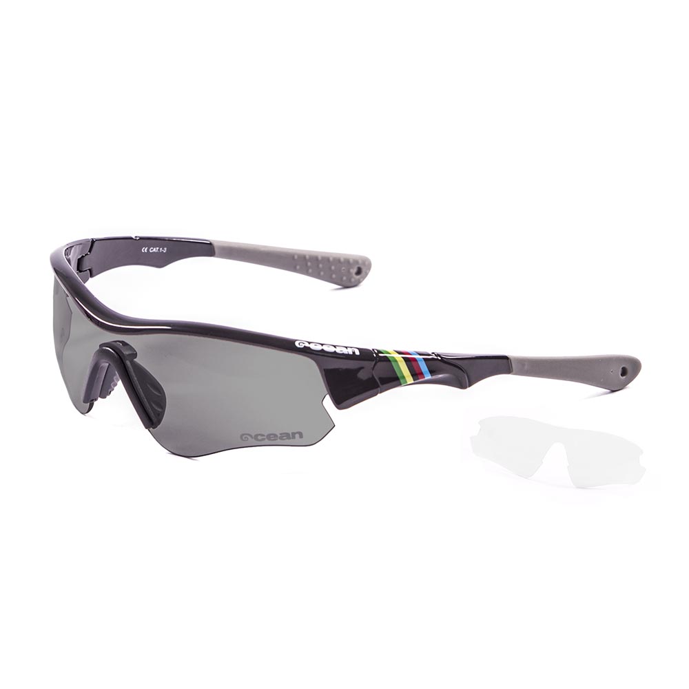 Ocean Sunglasses Iron One Size Shiny Black / Black