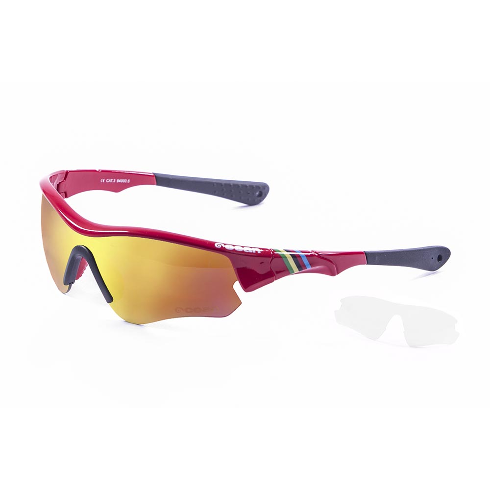 Ocean Sunglasses Iron One Size Shiny Red