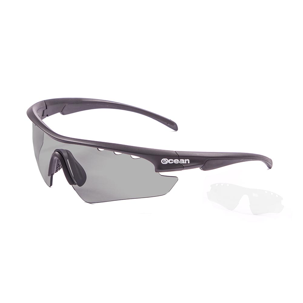 Ocean Sunglasses Ironman One Size Matte Black / Smoke