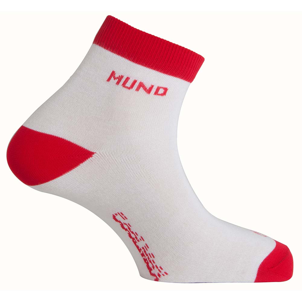 Mund Socks Cycling/running EU 34-37 Bco / Red