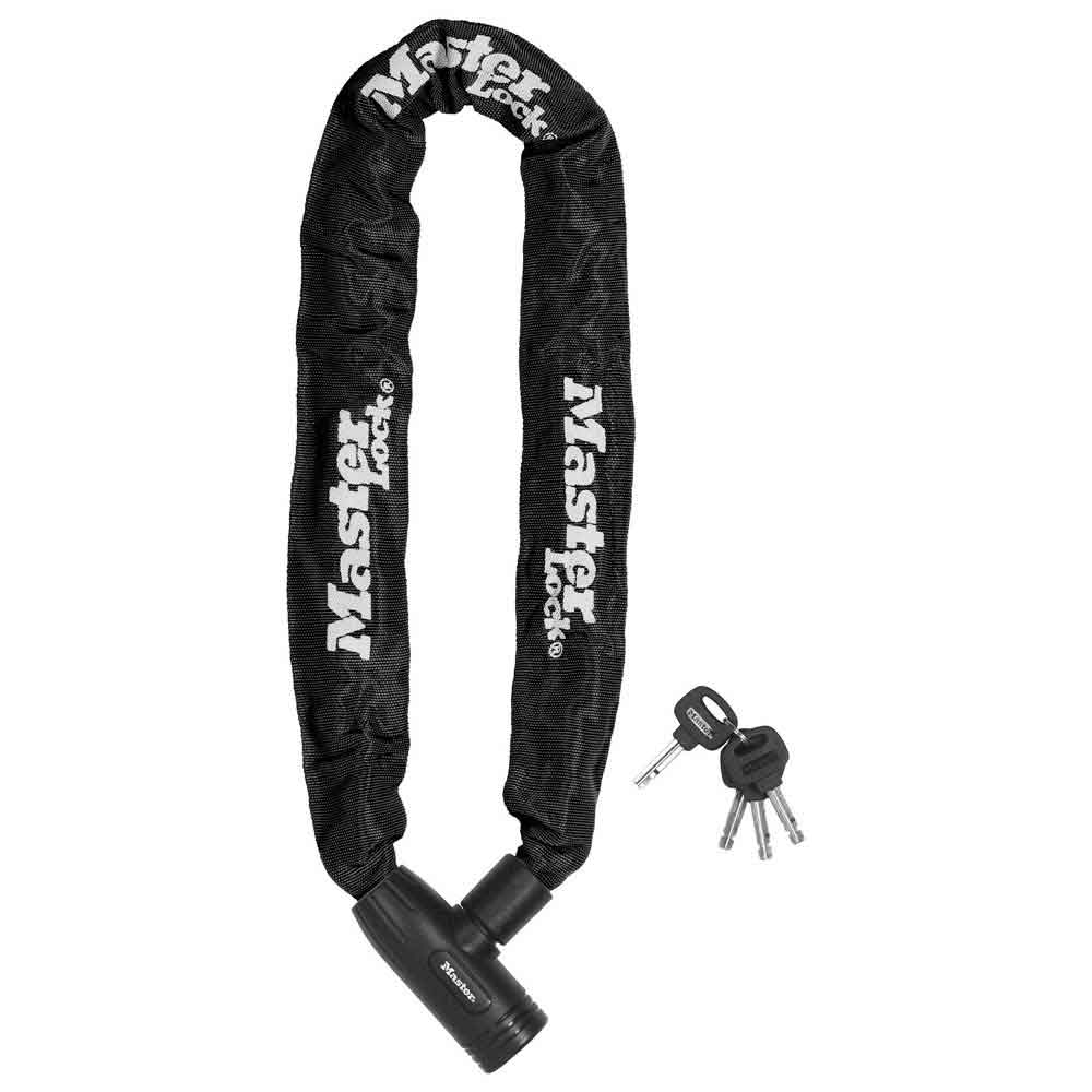 Master Lock Padlock Chain With Key 900 x 8 mm Black