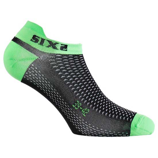 Sixs Very Short Socks EU 43-46 Green Fluo