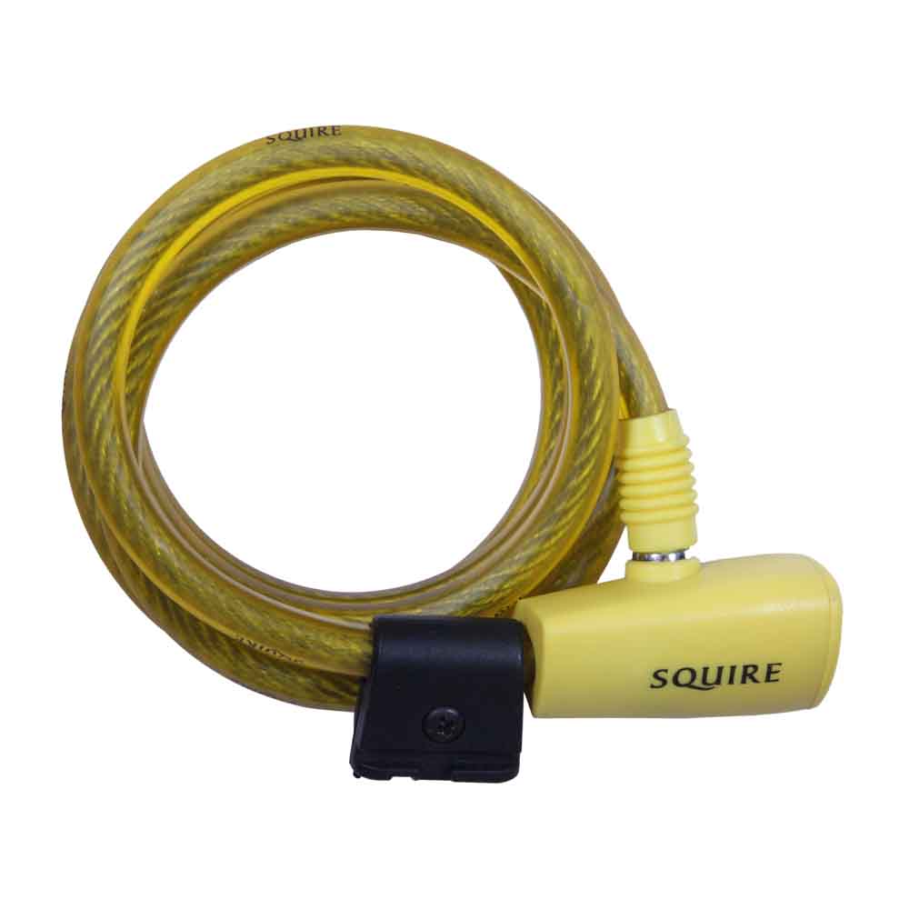 Squire 116 Cable Lock 10 x 1800 mm Yellow