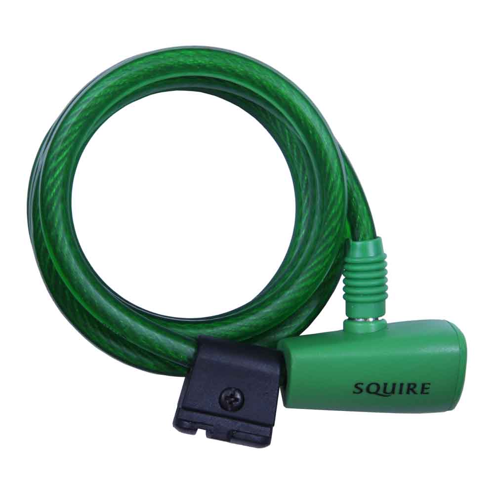 Squire 116 Cable Lock 10 x 1800 mm Green