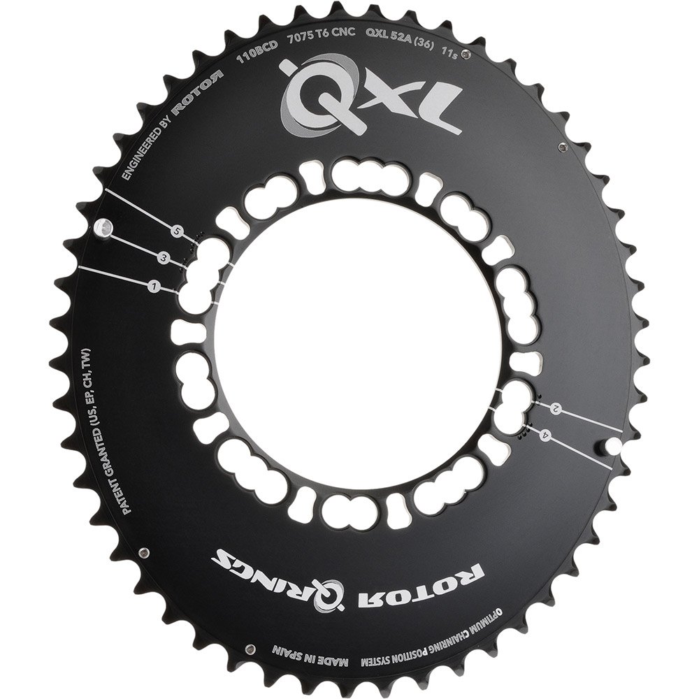 Rotor Qxl 110 Bcd Outer 46t Black