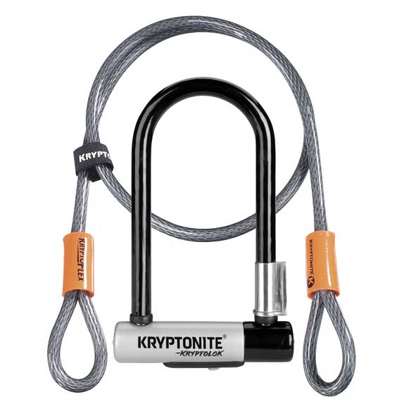 Kryptonite Kryptolok Series 2 Mini 7 With Flex Cable 8.2 x 17.8 cm