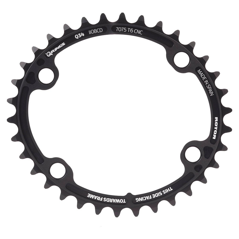 Rotor Round Q 110 Bcd Outer 53t Black