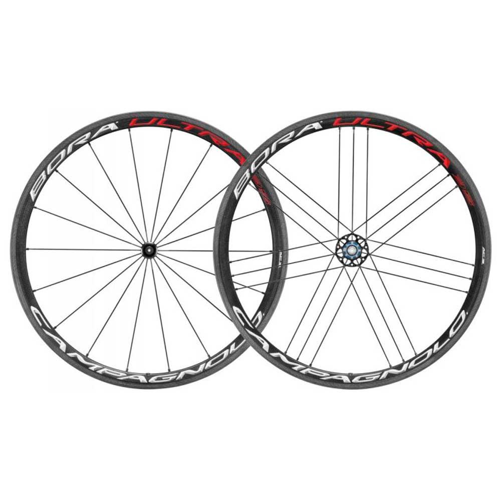 Campagnolo Bora Ultra 35 Pair 9 x 100 / 10 x 130 mm White / Red