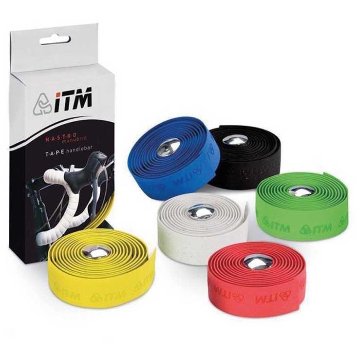 Itm Handlebar Tape Cork One Size Red