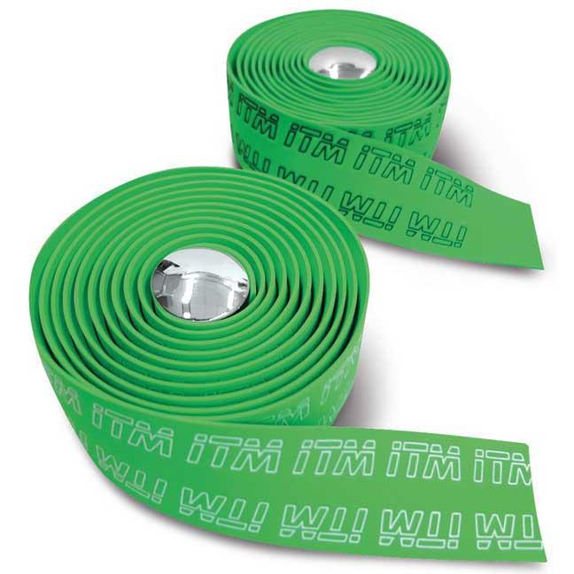 Itm Handlebar Tape Eva Tape 3d One Size Green / Logo White