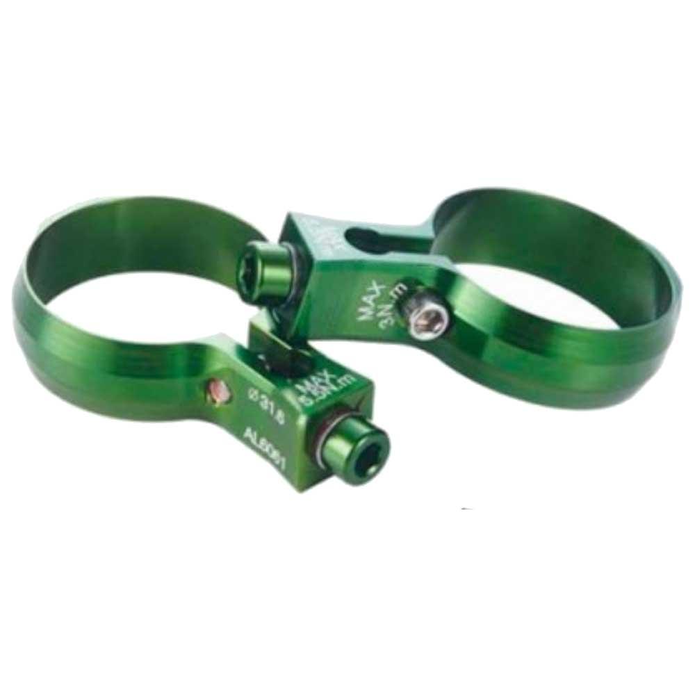 Kcnc Sc 15 Seatpost Bottle Cage Clamp Set 27.2 mm Green
