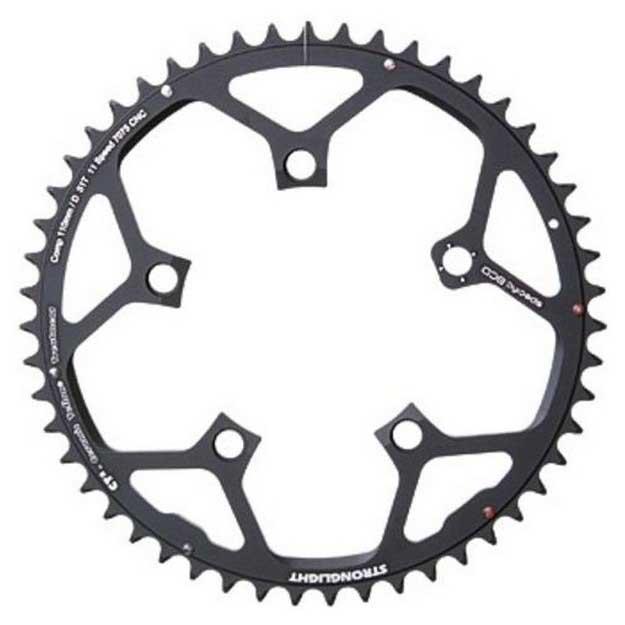 Stronglight Ct2 Compact Adaptable Campagnolo 52t Black