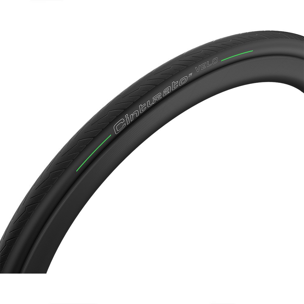 Pirelli Cinturato Velo Tlr 700 x 28C Black / Green Detail