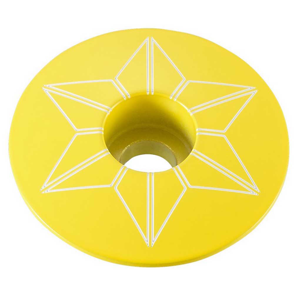 Supacaz Star Capz One Size TDF Yellow