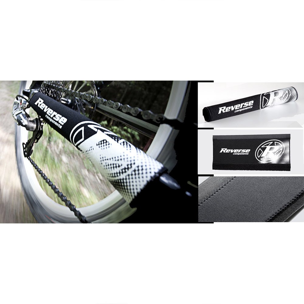 Reverse Components Chainstay Cover Neopren One Size Black / White