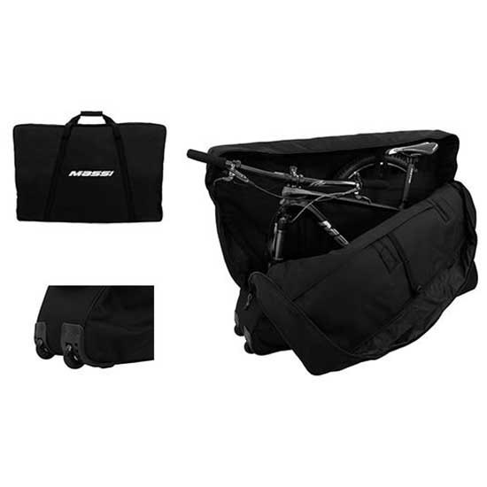 Massi Wheeled Bicycle Carrier One Size Black