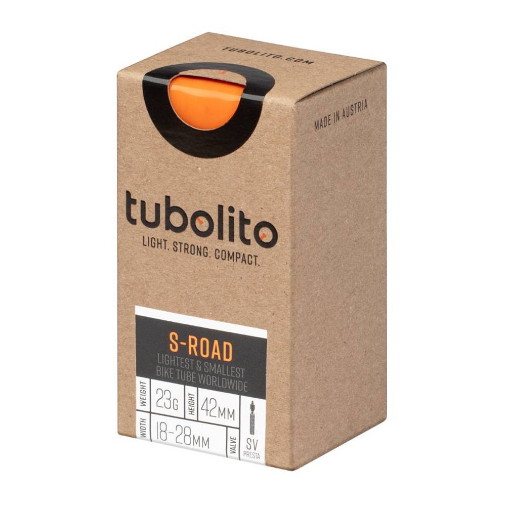 Tubolito S-tubo Road Bike 700 x 18-28 Orange
