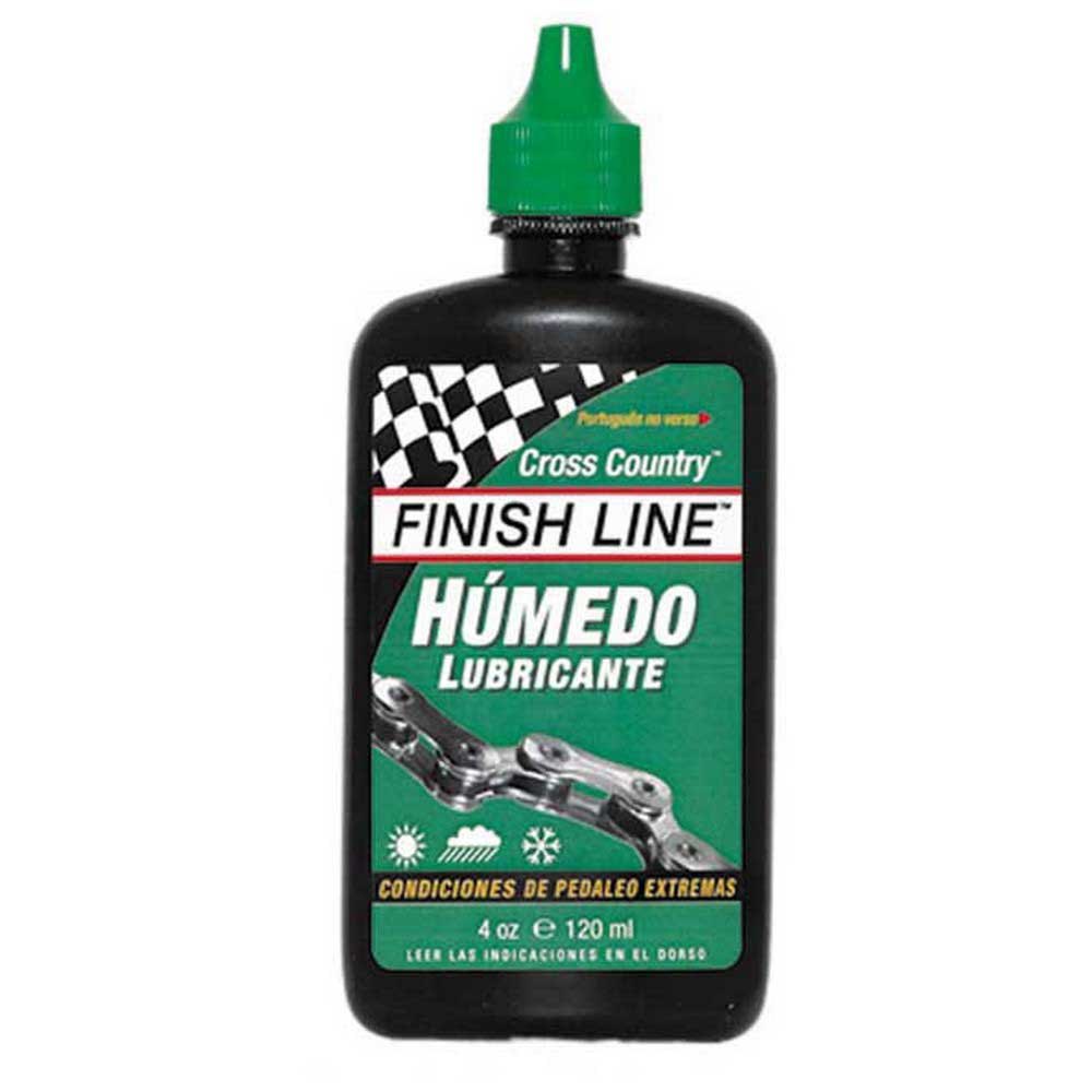 Finish Line Wet Bicycle Chain Lubricant 120ml One Size Black / Green