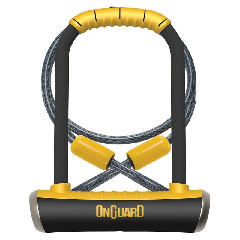 Onguard Pitbull Standard Shackle U-lock/cable 115 x 230 x 14 mm Black / Yellow