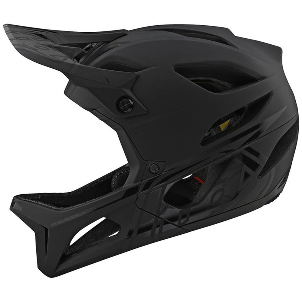 Troy Lee Designs Stage Mips XS-S Stealth Midnight