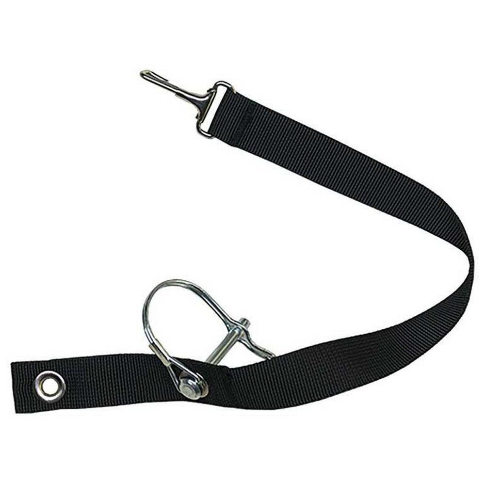 Burley Long Safety Strap Assembly With Hitch Pin/retainer One Size Black