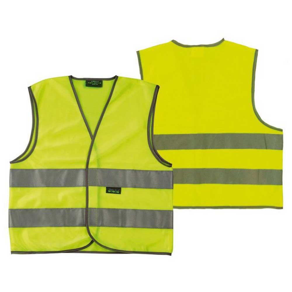 Wowow Reflection Vest With Reflex Stripes L Yellow