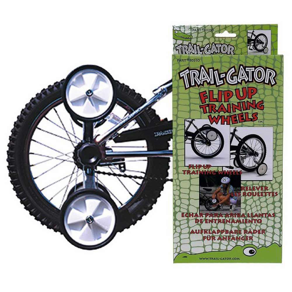 Trail Gator Flip Up Training Wheels 12-20 Inches Black / White