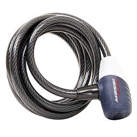 Massi Fox Lock Cable 10 x 1800 mm Black