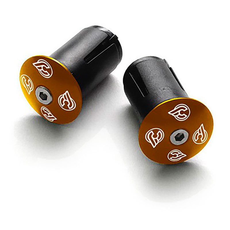 Cinelli End Plugs With Expander One Size Gold